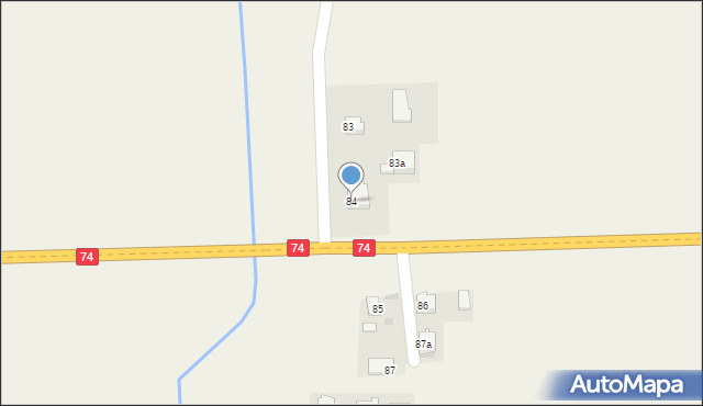 Olszownica, Olszownica, 84, mapa Olszownica