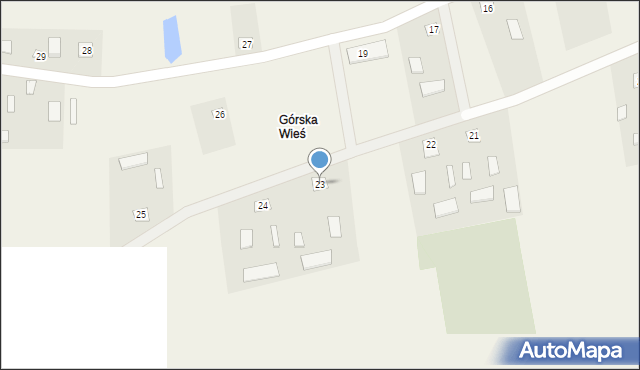 Olszyn, Olszyn, 23, mapa Olszyn