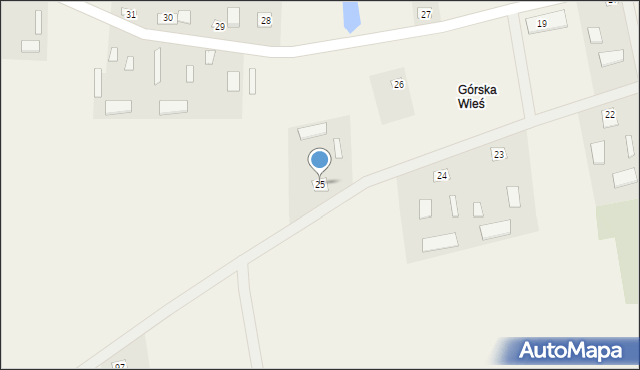 Olszyn, Olszyn, 25, mapa Olszyn