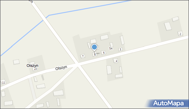 Olszyn, Olszyn, 6, mapa Olszyn