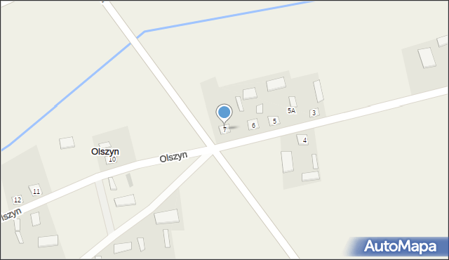 Olszyn, Olszyn, 7, mapa Olszyn