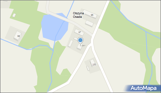 Olszyna, Olszyna, 101, mapa Olszyna