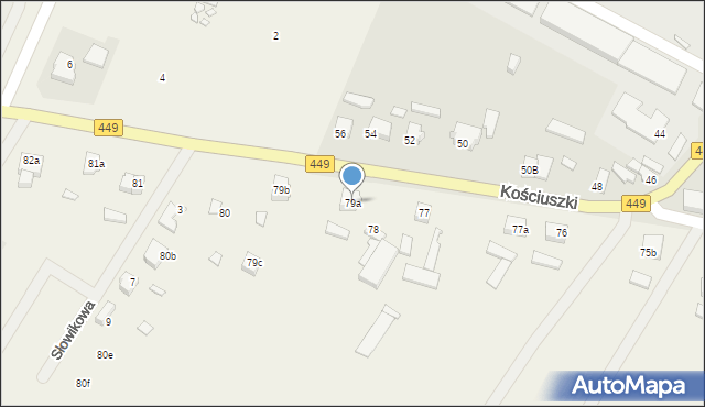 Olszyna, Olszyna, 79a, mapa Olszyna