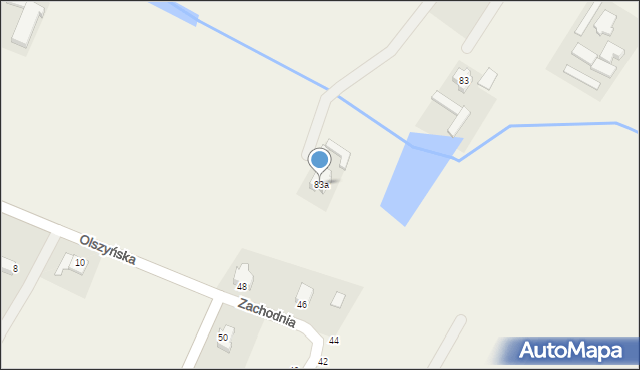 Olszyna, Olszyna, 83a, mapa Olszyna