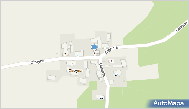 Olszyna, Olszyna, 3, mapa Olszyna