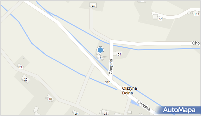 Olszyna Dolna, Olszyna Dolna, 19, mapa Olszyna Dolna