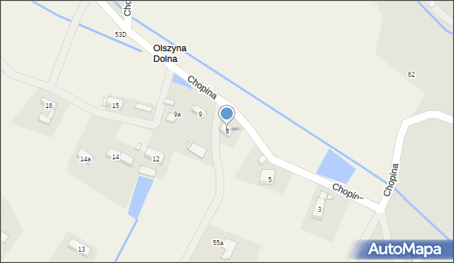 Olszyna Dolna, Olszyna Dolna, 8, mapa Olszyna Dolna