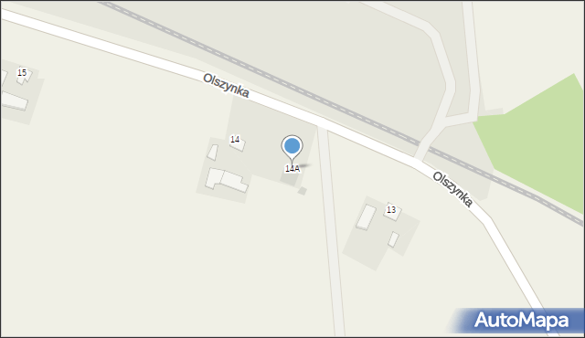 Olszynka, Olszynka, 14A, mapa Olszynka