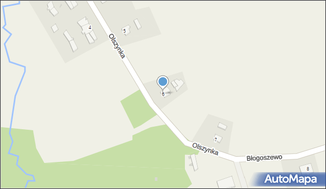 Olszynka, Olszynka, 6, mapa Olszynka