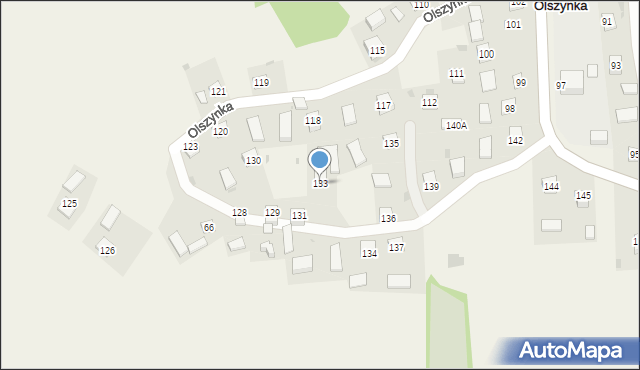 Olszynka, Olszynka, 133, mapa Olszynka