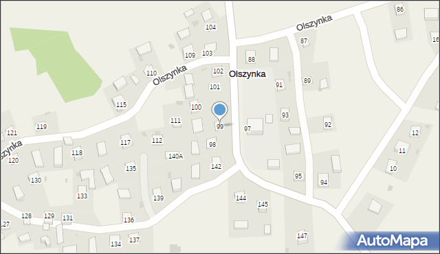 Olszynka, Olszynka, 99, mapa Olszynka