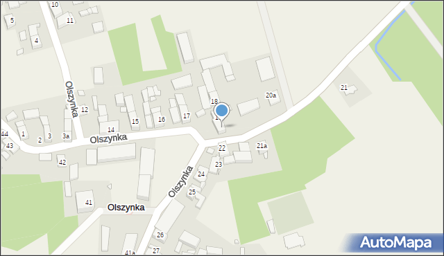 Olszynka, Olszynka, 20, mapa Olszynka