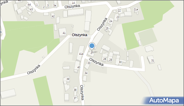 Olszynka, Olszynka, 27, mapa Olszynka