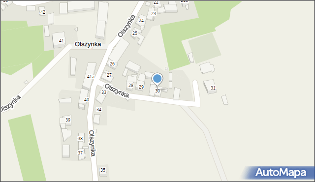 Olszynka, Olszynka, 30, mapa Olszynka