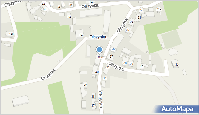 Olszynka, Olszynka, 41a, mapa Olszynka