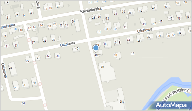 Reda, Olchowa, 4M, mapa Reda