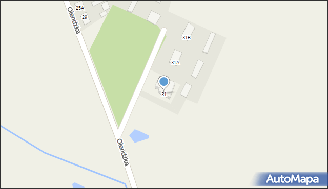 Rudka, Olendzka, 31, mapa Rudka