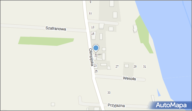 Samociążek, Olimpijska, 21, mapa Samociążek