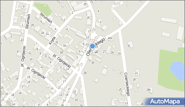 Siewierz, Oleśnickiego Zbigniewa, 34, mapa Siewierz