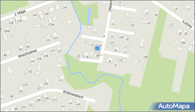 Skarżysko-Kamienna, Oleśnicka, 16, mapa Skarżysko-Kamienna