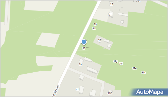 Skrzeszew, Olszankowa, 37, mapa Skrzeszew