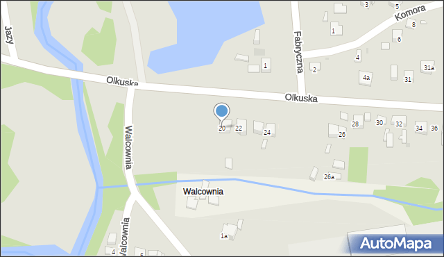 Sławków, Olkuska, 20, mapa Sławków