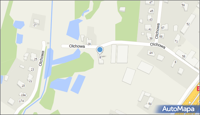 Stare Miasto, Olchowa, 4, mapa Stare Miasto