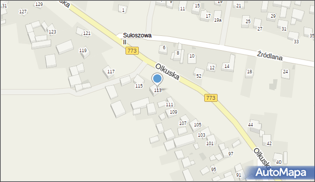 Sułoszowa, Olkuska, 113, mapa Sułoszowa