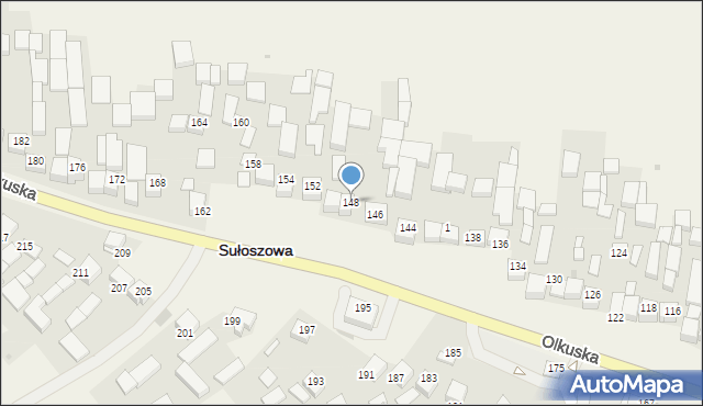 Sułoszowa, Olkuska, 148, mapa Sułoszowa