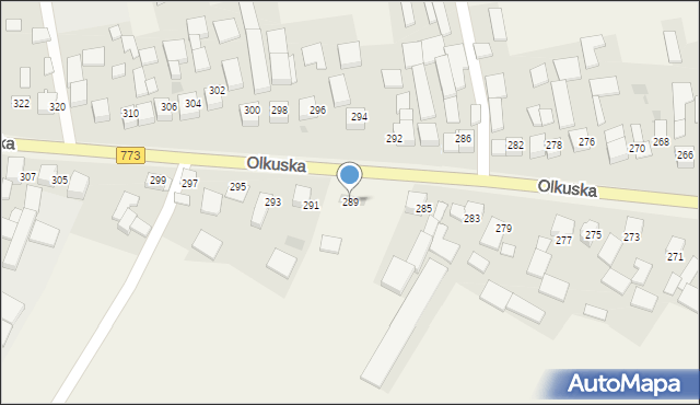 Sułoszowa, Olkuska, 289, mapa Sułoszowa