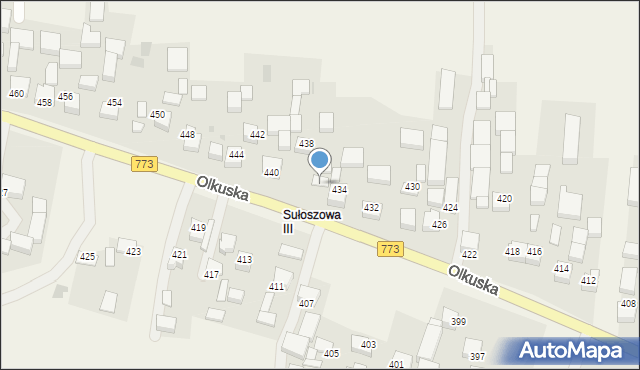 Sułoszowa, Olkuska, 436, mapa Sułoszowa