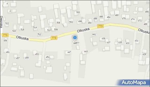 Sułoszowa, Olkuska, 445, mapa Sułoszowa