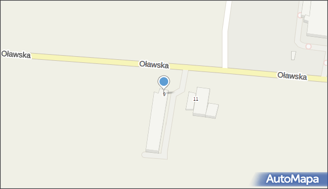 Wierzbice, Oławska, 9, mapa Wierzbice