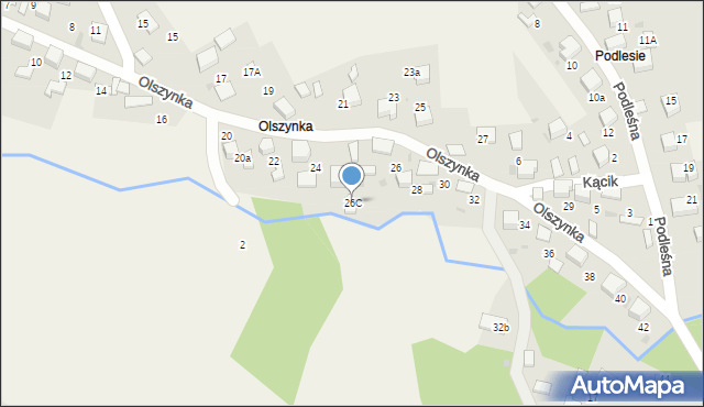 Żarki, Olszynka, 26C, mapa Żarki