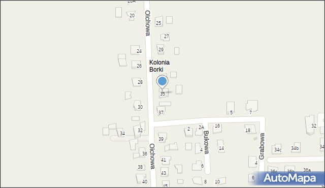 Zbytków, Olchowa, 35, mapa Zbytków