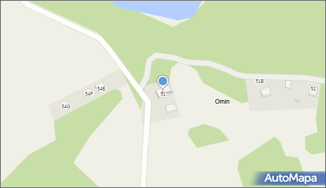 Omin, Omin, 51, mapa Omin