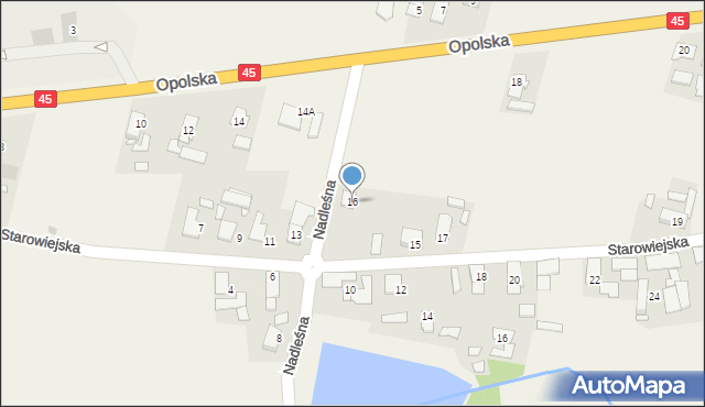 Bierdzany, Opolska, 16, mapa Bierdzany