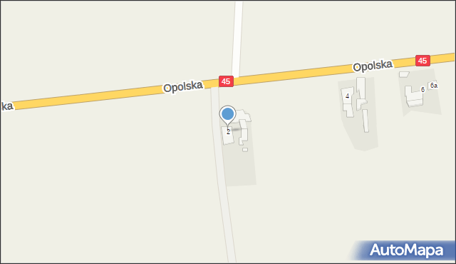 Bierdzany, Opolska, 2, mapa Bierdzany