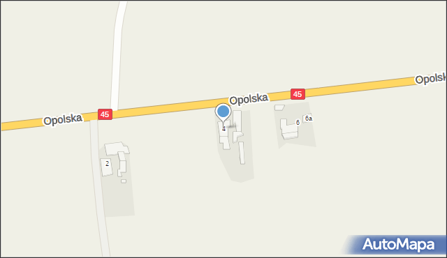 Bierdzany, Opolska, 4, mapa Bierdzany