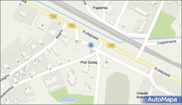 Bodzechów, Opatowska, 2, mapa Bodzechów