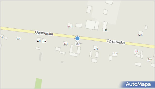 Bodzentyn, Opatowska, 134, mapa Bodzentyn