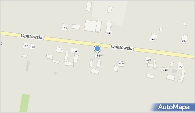 Bodzentyn, Opatowska, 138, mapa Bodzentyn