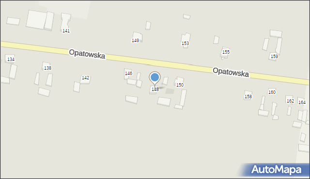 Bodzentyn, Opatowska, 148, mapa Bodzentyn