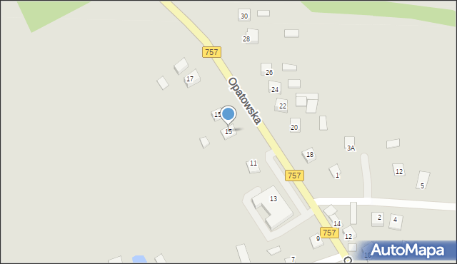 Bogoria, Opatowska, 15, mapa Bogoria