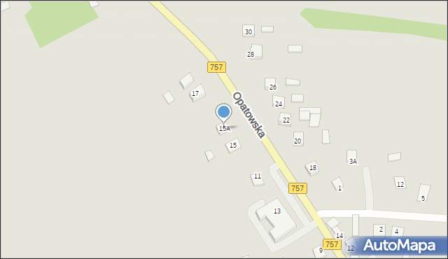 Bogoria, Opatowska, 15A, mapa Bogoria