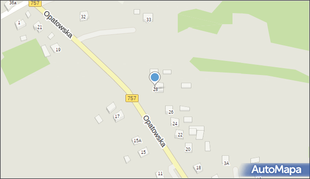 Bogoria, Opatowska, 28, mapa Bogoria