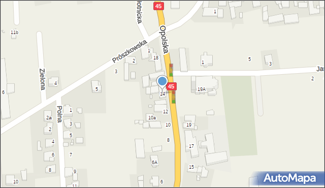 Boguszyce, Opolska, 14, mapa Boguszyce