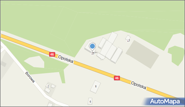 Chrząstowice, Opolska, 15, mapa Chrząstowice