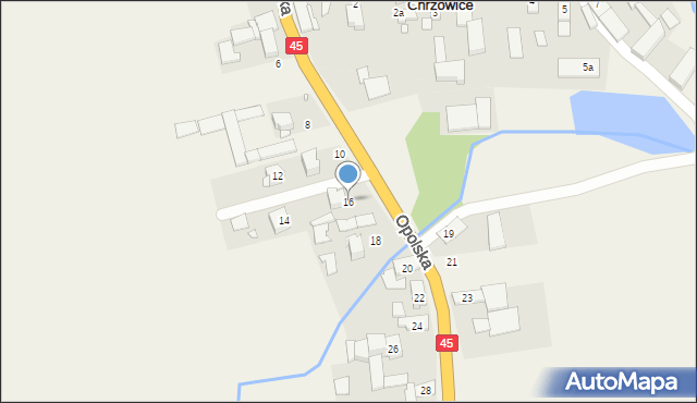 Chrzowice, Opolska, 16, mapa Chrzowice