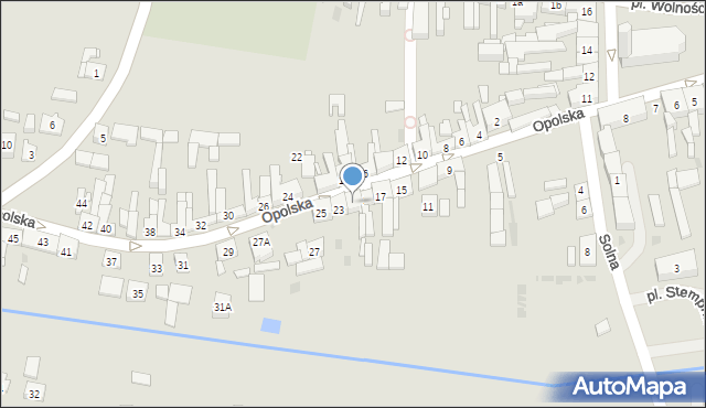 Dobrodzień, Opolska, 21, mapa Dobrodzień